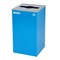 Alpine Industries 87 Gal. 3-Stream Steel Blue Mixed, Green Compost, and Black Commercial Trash Can Station ALP4450-BLK-KIT19 - alternate 5